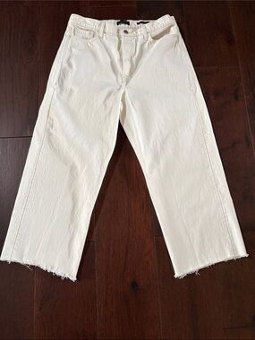 Banana Republic Cream Denim Jeans size 31